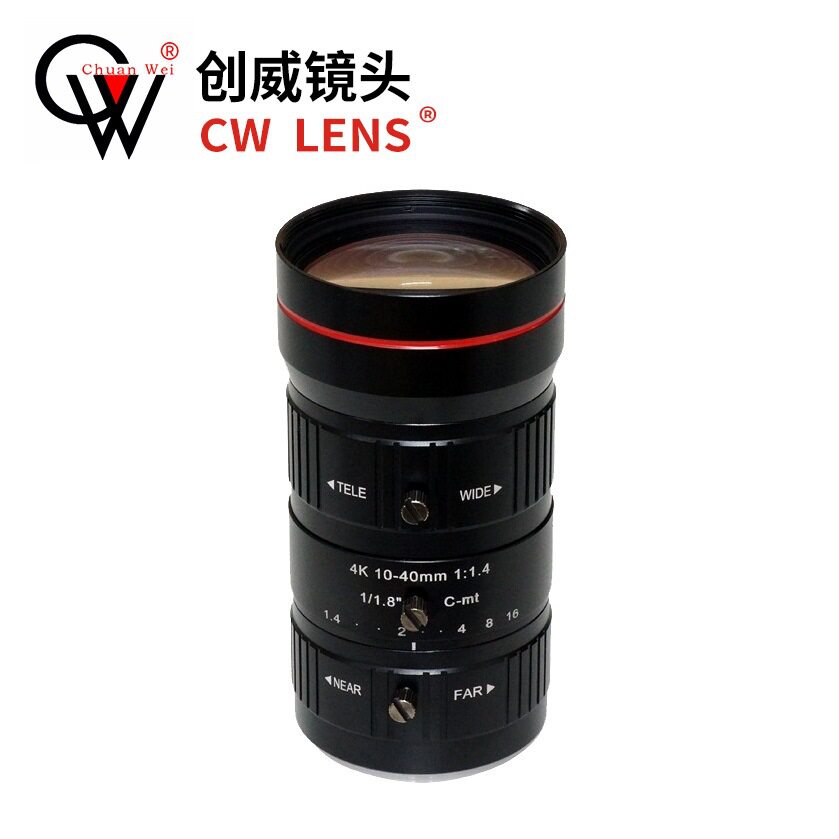 工业镜头 4K8MP 10-40mm手动光圈变焦镜头 创威视讯网络高清镜头图片