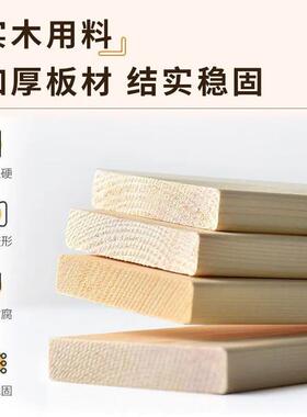 实木床双人床1.8米现简约美式经型主卧1米2白色式公济主1代NTC.5