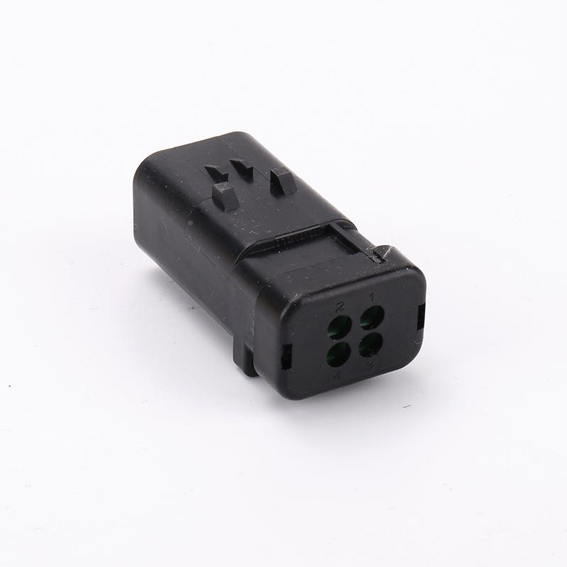 KCX776488-4孔T1E型汽车防水连接器公插母线线头对带端子776487-1