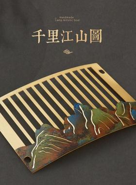 新中扇式ed风l扇灯吊36918扇灯餐厅隐形静铜音电扇灯全客厅餐厅风