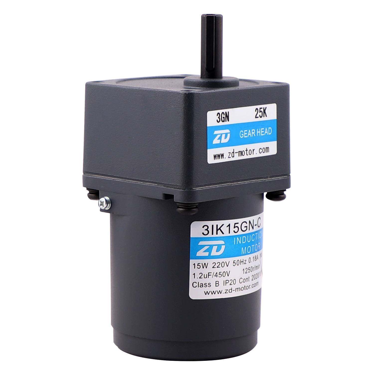 轮Z0D中大力德1W5交CEX流微型电机单相三相220V38V齿减速电机马达