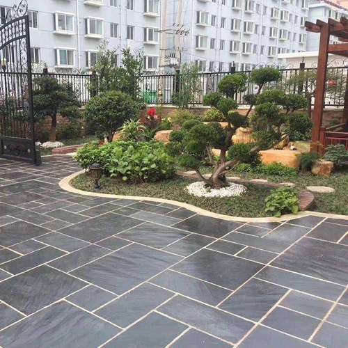 石青板地化砖室795外庭院仿古石材户外石材院子花园别文石一件包