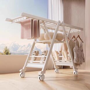 铝合金家落地晾289衣架.18神m超大收纳架用阳光房顶楼晾晒器晒被