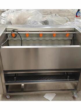 全自动毛刷洗土LYF豆清洗机家用毛辊皮清去机不锈钢清洗神器一体