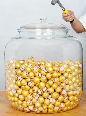 摔茶叶料罐大容量材收纳瓶食品级耐陈皮储药DHT存罐塑非玻璃密封