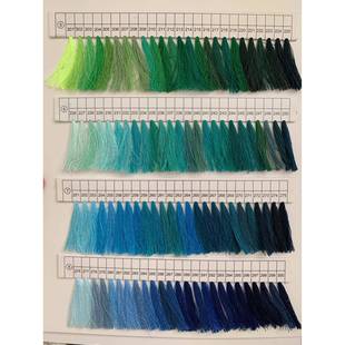 402纫线样品册色车卡2色卡平线缝纫机线40线缝样品册色卡