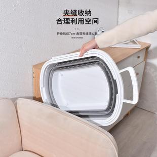 脏衣衣篮叠卫生间浴室塑料杂物厕折所纳卧室客2105厅服收篮子置物