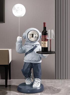 汉美20230831太空人宇航贝员大型地摆件客厅迁轻奢落高档家居装饰