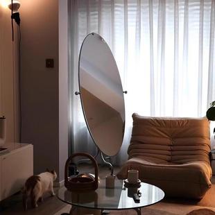 冲浪板穿衣镜身全试镜BXBins不服装 店衣镜锈钢可移动落地镜少女镜