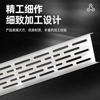 鹅卵石水沟盖锈板户排外花园下水道201不钢沟盖庭VIK院缝板隙式