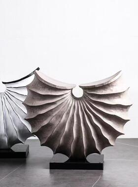 现轻奢样板房摆间售楼代处酒玄店关柜件家居ERC客厅软装饰品雕塑