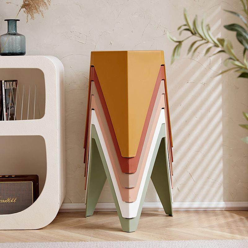 家用塑料叠凳可放凳见详情网红圆凳加厚胶简约现代餐子桌椅子高板,商业/办公家具,餐桌椅系列,淘宝优惠券,粉丝福利购,淘宝优惠卷