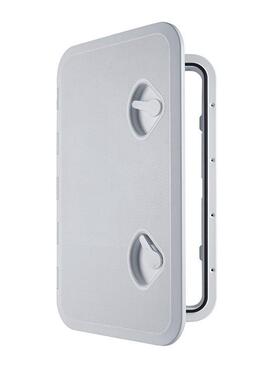 白色方形甲板盖舱口艇盖手S孔01盖AB塑料化抗老船用游艇快房车配