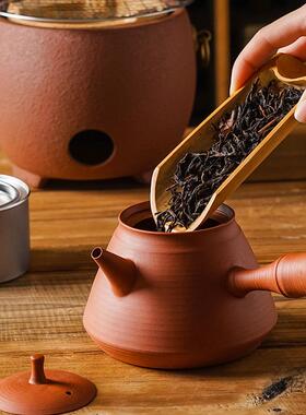 户烧外砂bpSj5r6t茶炉煮茶州红泥炭炉围炉煮茶整套薄胚卡盖跳盖酒