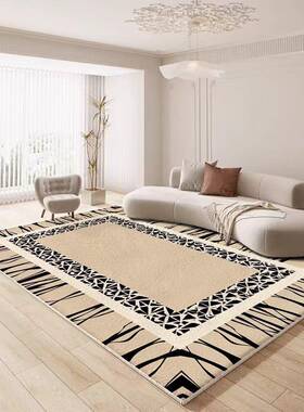 法仿羊地毯耐脏油风客fyr-nyf-厅地毯高级感奶书房绒式北欧沙发卧