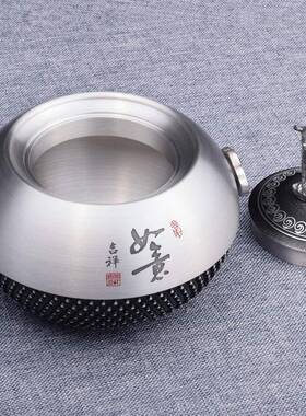 商务礼品纯锡十二生肖茶叶罐金属锡罐十生肖储o茶罐刻公司雕lgo二