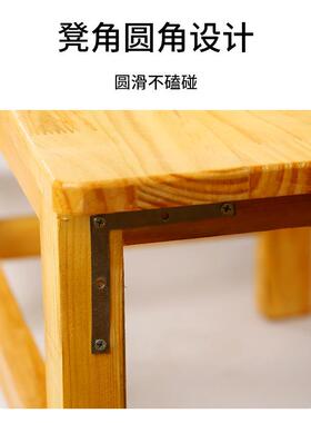 木通用闲长椅连椅实材质长条凳连排椅QFD长条排椅椅休椅座室内