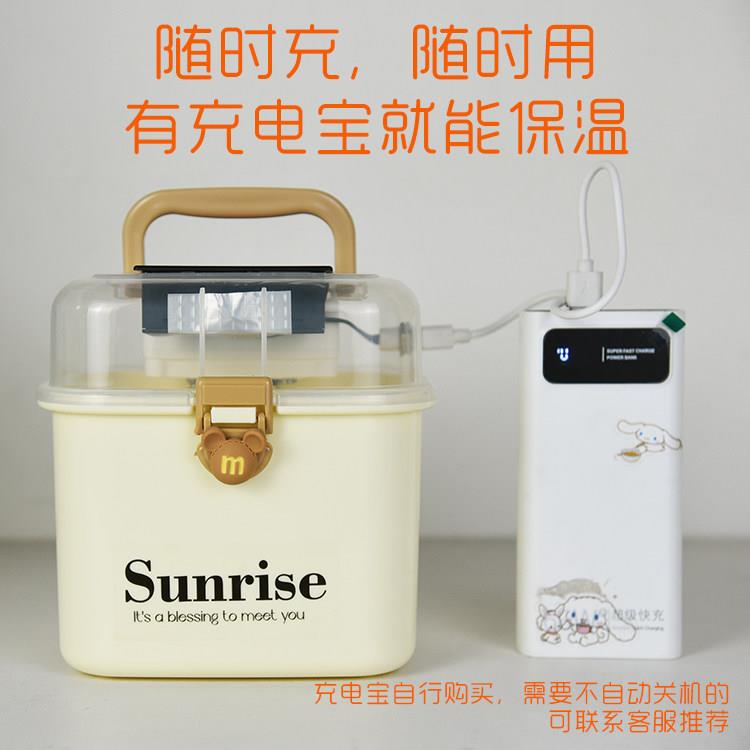 迷你mini可携式鹦鹉幼鸟恒温暖风机保温箱双层保温上班旅游外出专