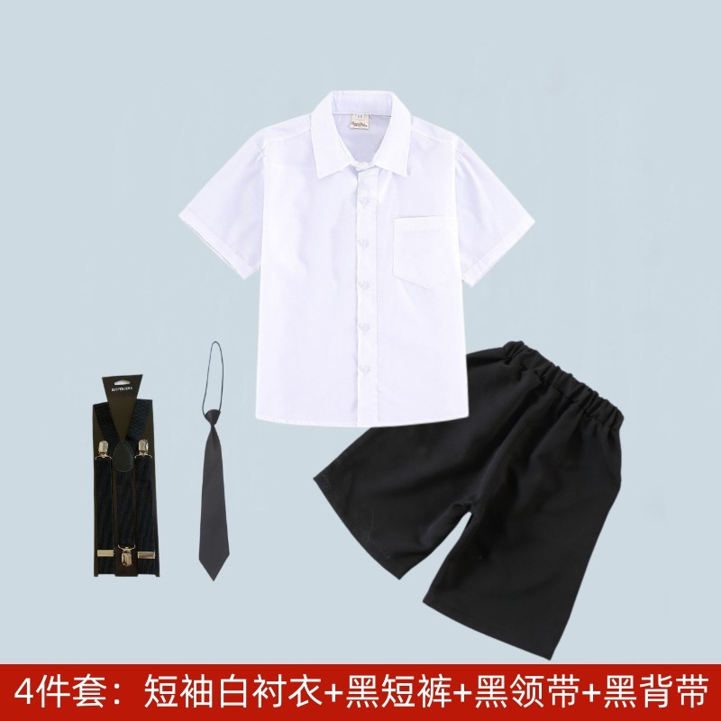儿童演出西服朗诵大合唱女童毕业表演服男童白色衬衫黑色裤子套装,童装/婴儿装/亲子装,儿童礼服,淘宝优惠券,粉丝福利购,淘宝优惠卷