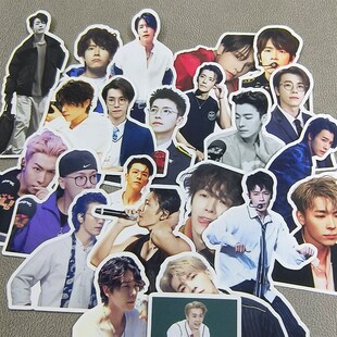SuperJunior 李东海手账贴纸韩国明星行李箱贴画电脑应援贴装饰