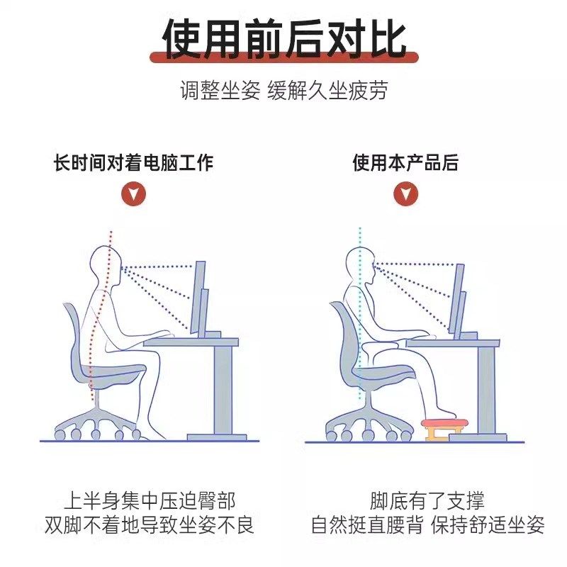 脚凳沙发脚踏办公室脚踏创意搁脚凳放脚神器垫脚凳踩脚放脚凳腿凳,住宅家具,垫脚凳,淘宝优惠券,粉丝福利购,淘宝优惠卷