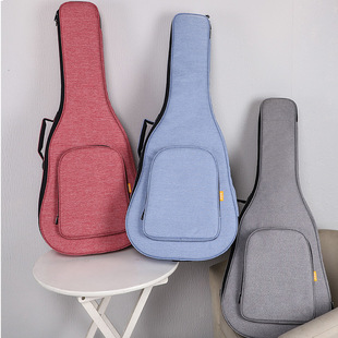 鲁伊斯吉他包加厚民谣木琴包39/40/41寸双肩琴包硬壳背包防水防震