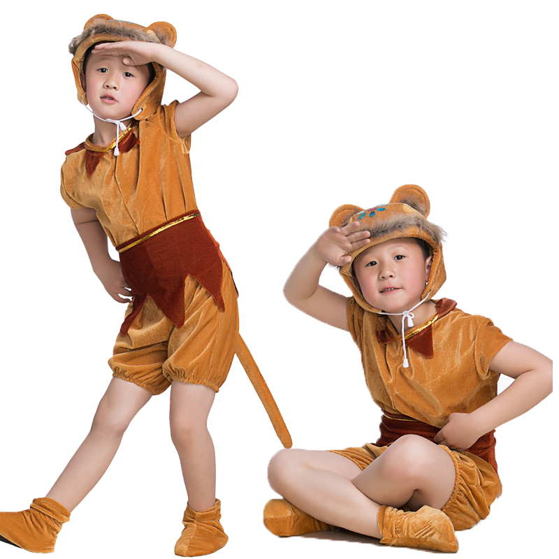 六一演出服幼儿园动物服装儿童夏天亲子角色扮演大象表演服cos薄4