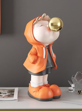 男孩客厅装饰摆件家居饰品电视柜酒柜治愈小物件玄关桌面生日礼物