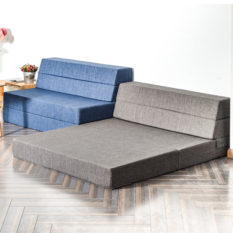 高密度海绵床垫地铺午休睡垫可折叠可拆洗榻榻米沙发垫定制包邮