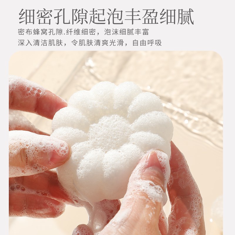 婴儿洗澡海绵魔芋扑宝宝专用儿童搓澡巾小孩搓泥神器无痛不伤皮肤