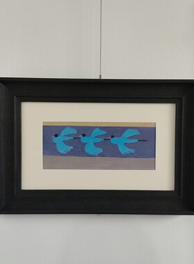 NOMOON-法式中国风挂画玄关走廊艺术抽象高级感壁画客厅装饰画