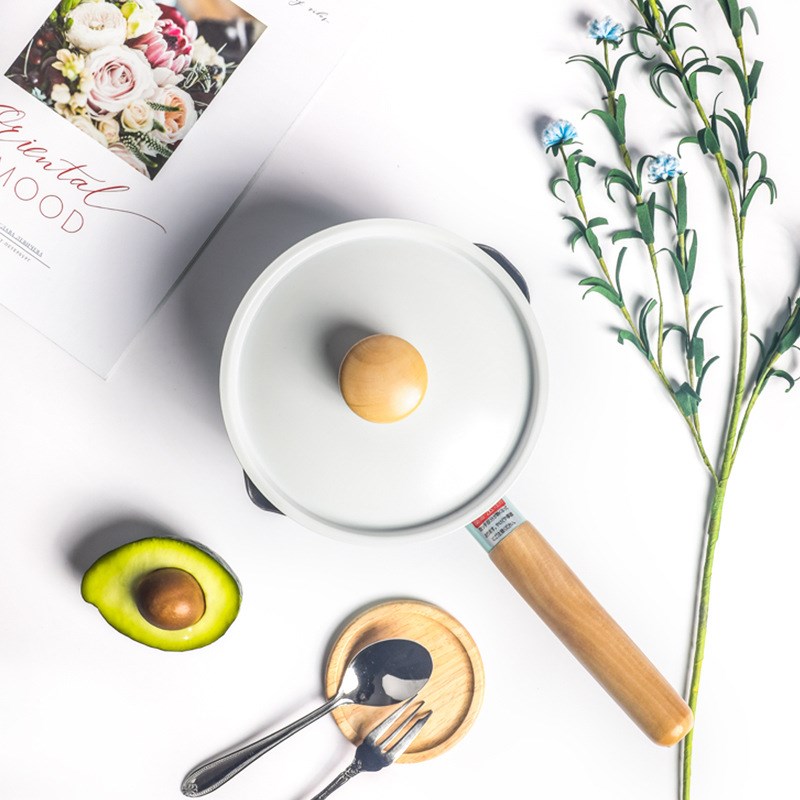 NORBERT.W小奶锅不粘锅小锅泡面锅热牛奶煮粥宝宝婴儿专用辅食锅