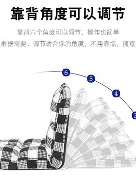 懒人叠沙发CJO榻榻米可折单式人小沙发床电脑椅上宿舍飘窗日靠背