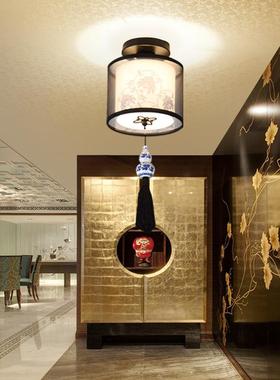 新中玄关灯阳台灯门厅吊顶灯灯CQY过道走廊吸顶灯ED小L吊灯入户式