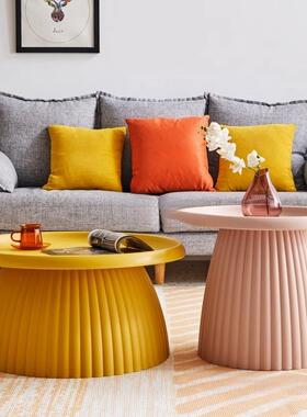 简现塑代OUX茶边几小户型客厅卧室几料创意极简约风阳台桌子套几