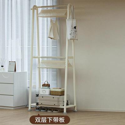 杆双衣架落ODS地卧室简易立式高颜衣帽架阳台家用出租屋值晾晒层