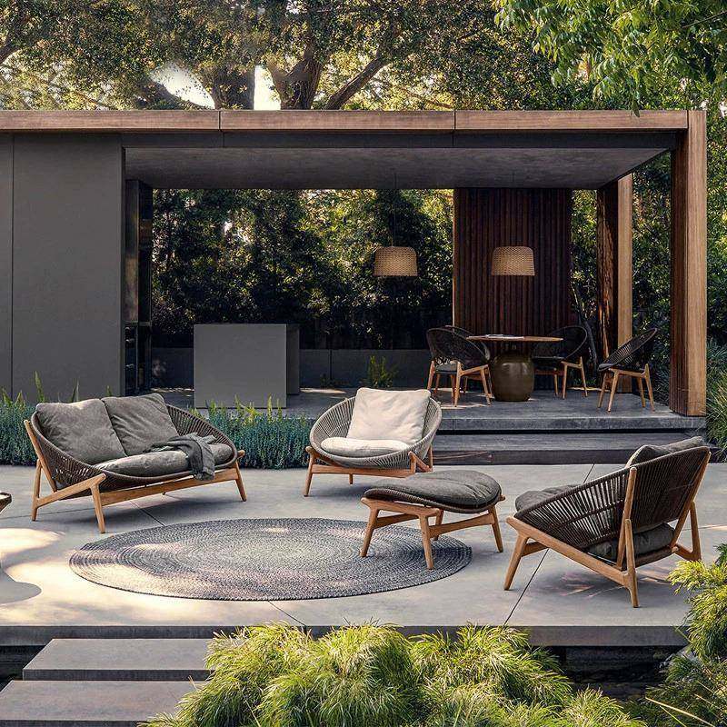 户外藤编沙发露台茶几XUG晒墅组合休闲庭院别防水单柚木懒人椅家,鲜花速递/花卉仿真/绿植园艺,其它园艺用品,淘宝优惠券,粉丝福利购,淘宝优惠卷