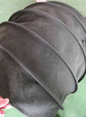 管Ф550CCF绿色帆布伸缩风煤机风机软连接/补偿/加强