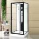 正方形淋浴房小户型生卫间化玻璃隔钢673断整体浴室简易家用体一