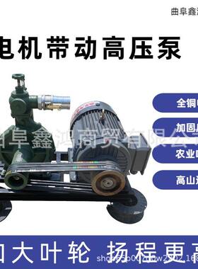 全铜电机动4寸高压成泵41094养灌高上水快抽水泵带大面积喷泵