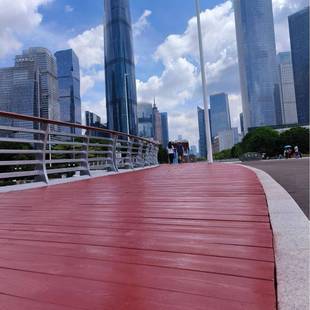 广州海心沙程户工外仿木地板免油漆防室外水防腐区公园小MVW拼接