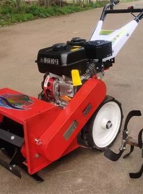 功能除耕松土草机家用手旋推多自走式EUU割草机荒山硬地耕整碎草