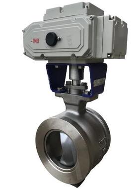 电动球阀QV94H-1NNH6温铸钢高蒸汽纸C3浆颗粒粉尘比例调节阀门