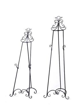 欧新款铁艺式示油架成人相框架落地支架展架海报架照片托画架RN22