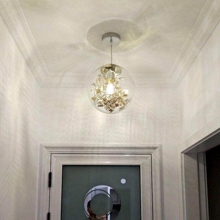 现代简约装饰创意单吧台餐厅灯北欧792i网红长线玻n璃圆球头小s吊