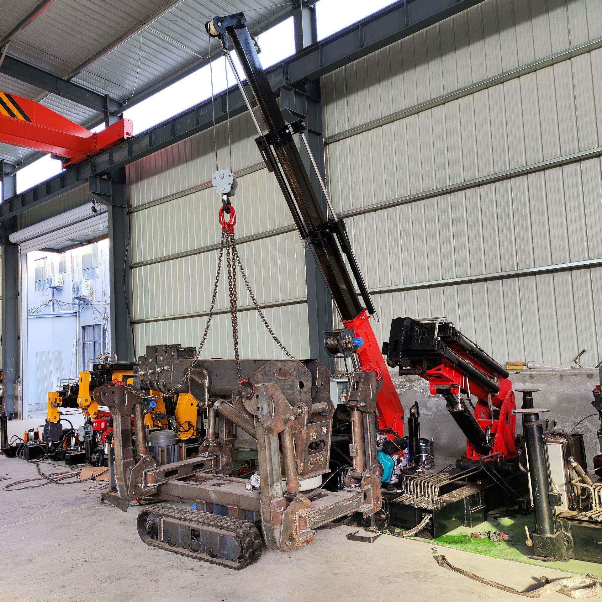 斜5吨固定随车吊动力强劲货车改直装车载吊顶油电用UUR臂两吊起重