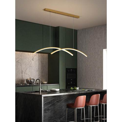 餐桌饭吧吊灯厅办公室北欧餐厅吊见附件.2灯台极长线条轻简奢现代