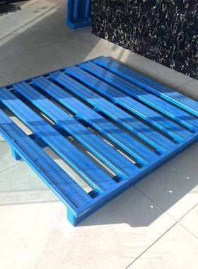钢加金属铁制托盘两面进叉栈板上横梁货架流线卡板半满水RLP铺防