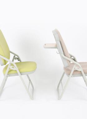 ST0OBL1查G培N会议职员椅教堂教会椅子经内椅训椅置写字板小靠背