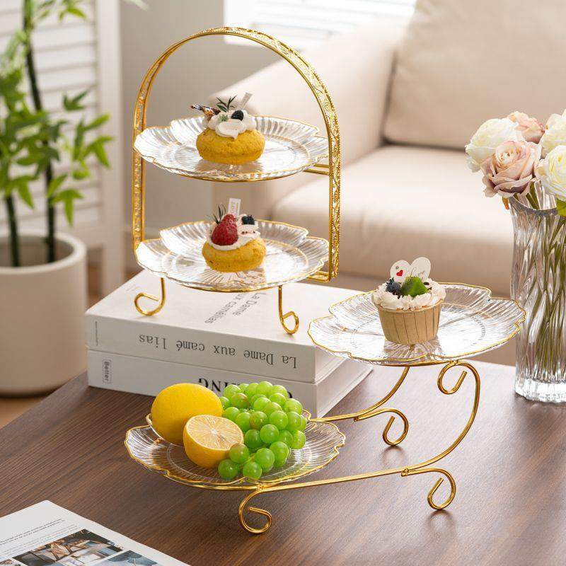 轻奢甜亚克客G5nk2V4B厅茶几双层果盘零食盘下午茶点子品台多摆力,家居饰品,果盘/果篓,淘宝优惠券,粉丝福利购,淘宝优惠卷